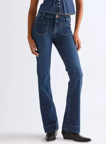 Dámske džínsy WRANGLER FLARE PIONEER POP 112379973